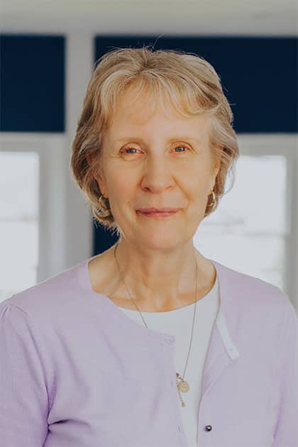 Sarah Kempfrom Buckley Watson Chartered Accountants, standing in the office